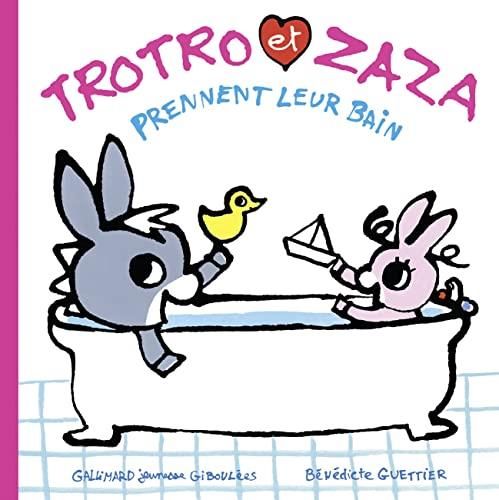 Trotro et zaza prennent leur bain